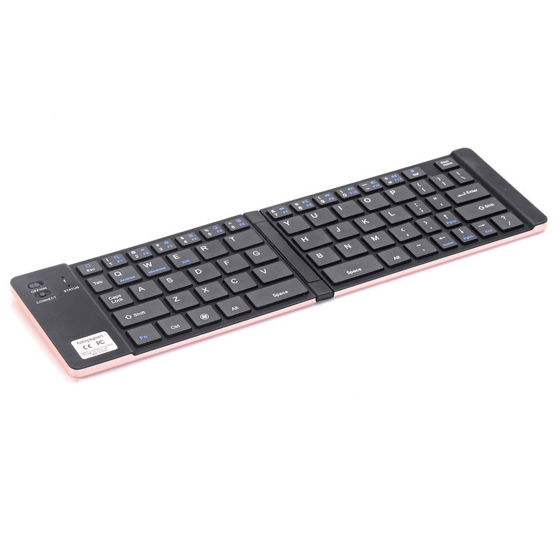 Metal Folding Bluetooth Keyboard, Aluminum Alloy Design