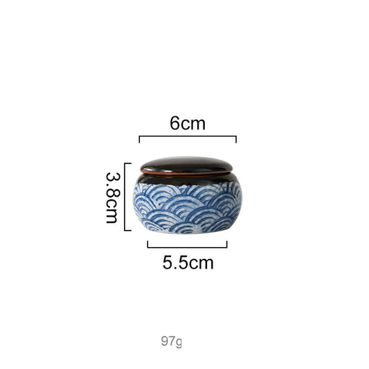 Japanese Ceramic Hefeng Seasoning Pot Set for Home