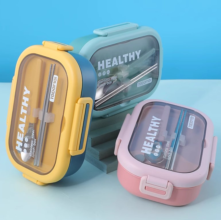 Stainless Steel Insulated Lunch Box and Bento Box