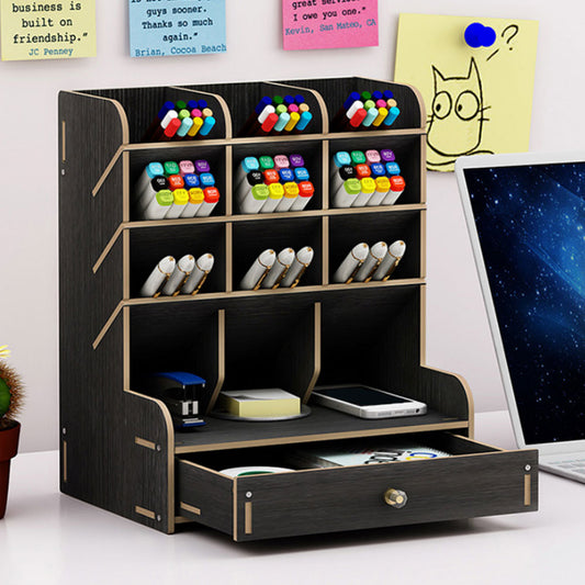 Large Capacity Nordic Pen Holder for Simple Study Storage