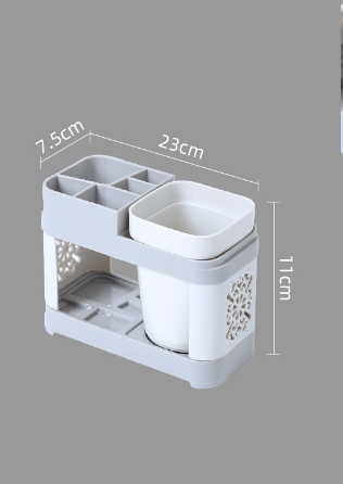 Stylish Toothbrush Holder and Wash Cup Set for Bathroom