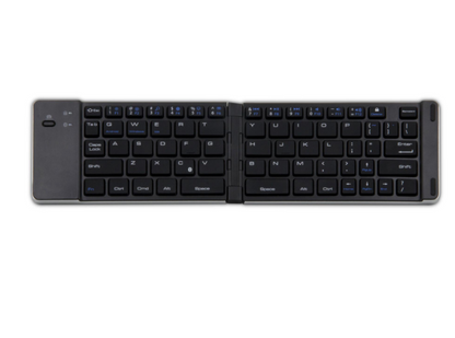 Metal Folding Bluetooth Keyboard, Aluminum Alloy Design