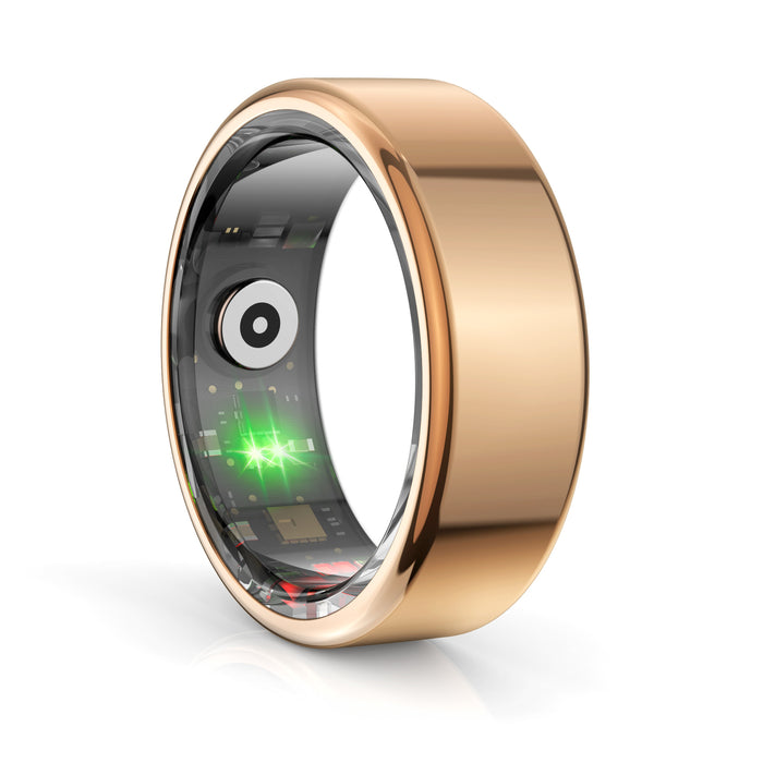 Smart Fitness Tracking Ring with Heart Rate, Sleep, and Activity Monitoring