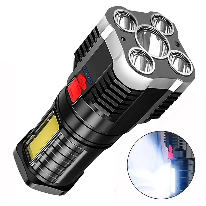 High Power LED Flashlight – Ultra-Bright Rechargeable Outdoor Torch