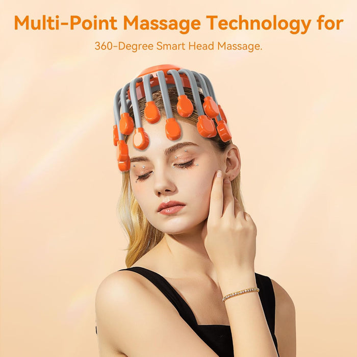 Head Massager for Migraine Relief – Deep Scalp Relaxation, Stress Relief, Tension Release Device