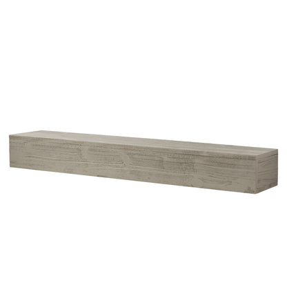 Country Wood Mantelpiece, Wall-mounted Floating Rack