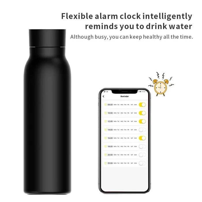 Smart Tuya Water Bottle – Bluetooth Hydration Tracker with Temperature Display