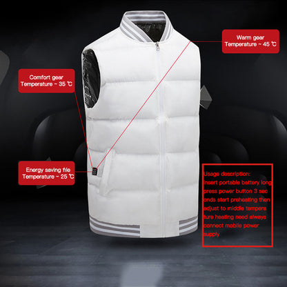 Smart Electric Heated Vest for Men and Couples