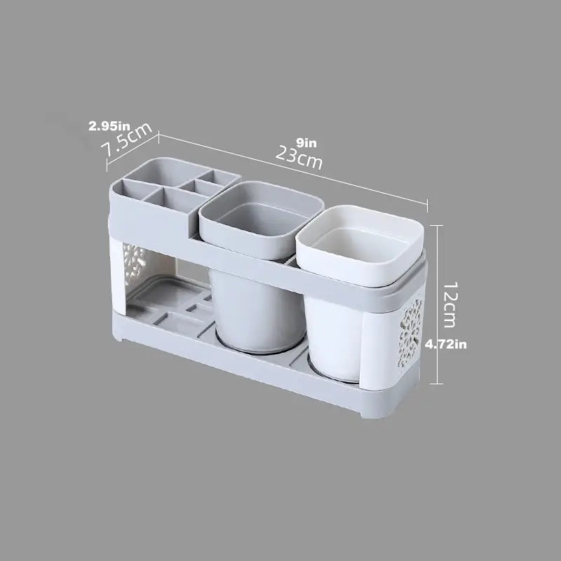 Stylish Toothbrush Holder and Wash Cup Set for Bathroom