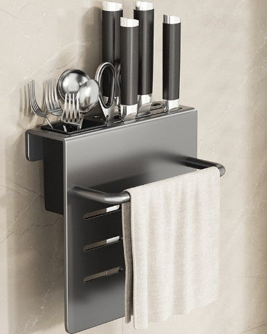 Nordic Minimalist Kitchen Shelf Design