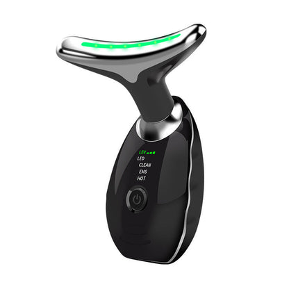 Beauty Facial Massager, 7 Color Wavy Acne Beauty Microcurrent Facial Device