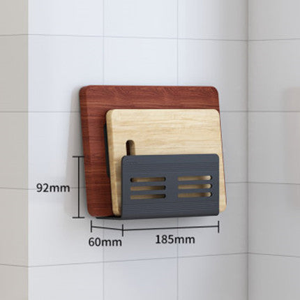 Nordic Minimalist Kitchen Storage Rack with Utensil Holder