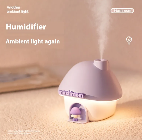 Mushroom House Humidifier Light