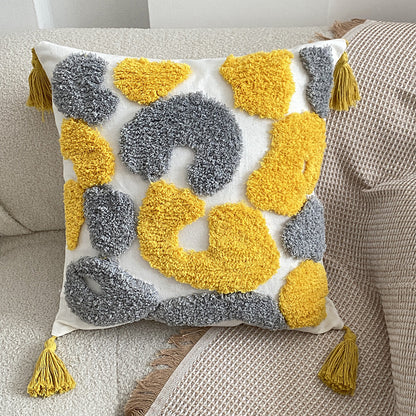 Nordic Bohemian Tufted Pentagram Pillow
