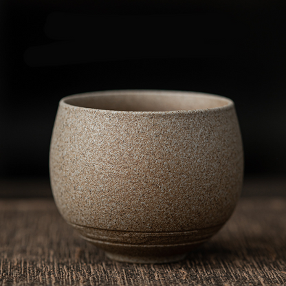 Japanese Coarse Pottery Tea Cup