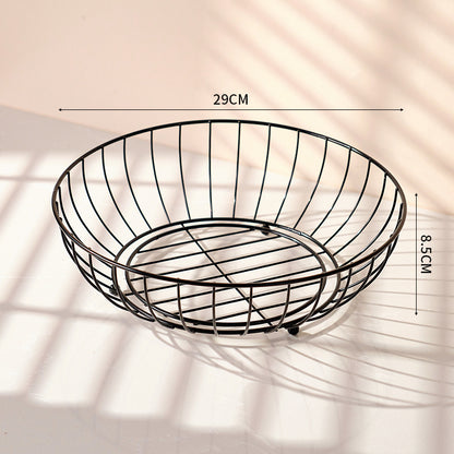 Nordic Iron Fruit Bowl - Creative Candy Storage Basket