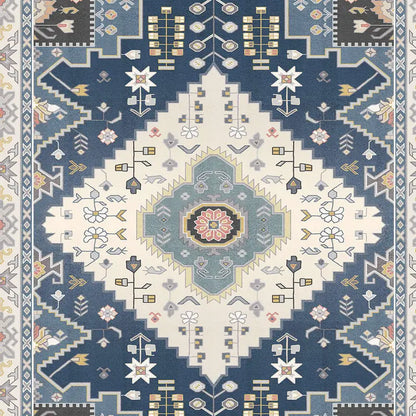 Nordic Blue Woven Rug