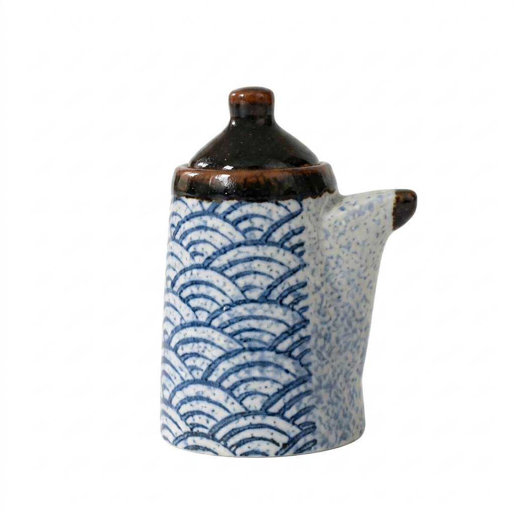 Japanese Ceramic Hefeng Seasoning Pot Set for Home