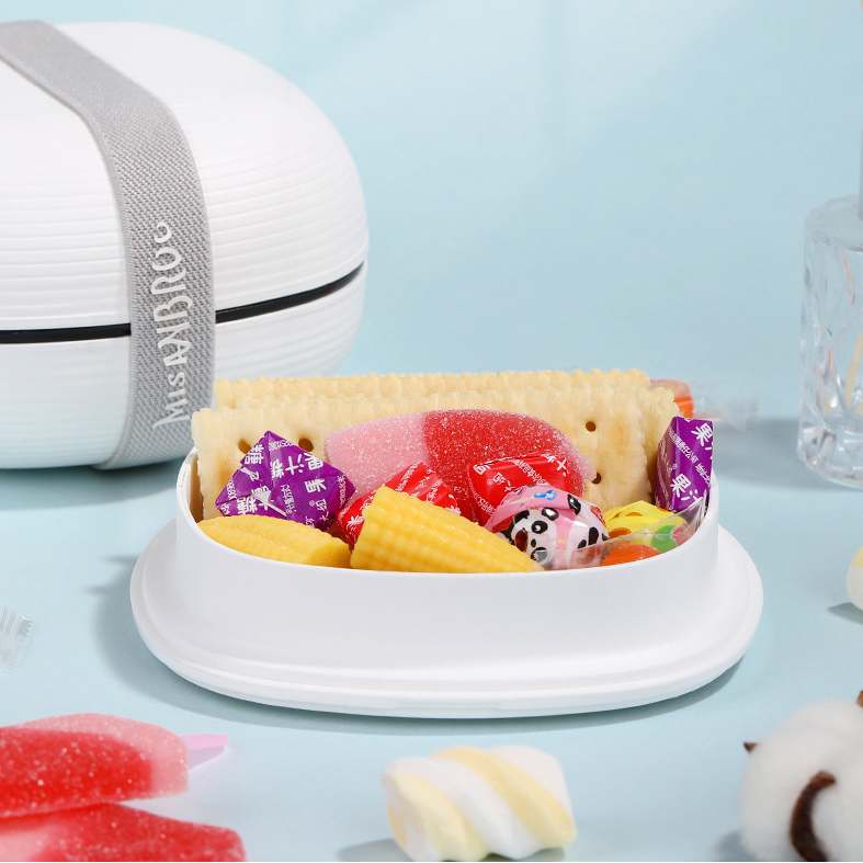Japanese Style Bento Box with Microwave Safe Design
