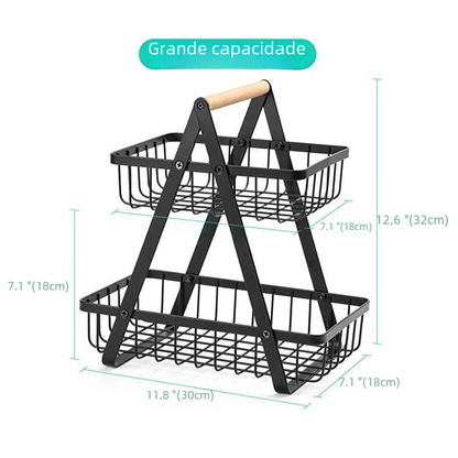 Nordic Iron Fruit Basket