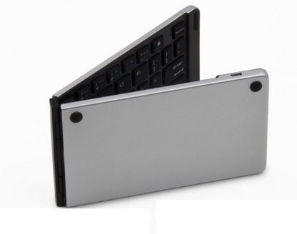 Metal Folding Bluetooth Keyboard, Aluminum Alloy Design