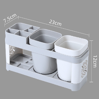 Stylish Toothbrush Holder and Wash Cup Set for Bathroom