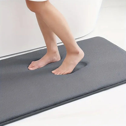 Memory Foam Bath Mat: Soft, Anti-Slip & Absorbent