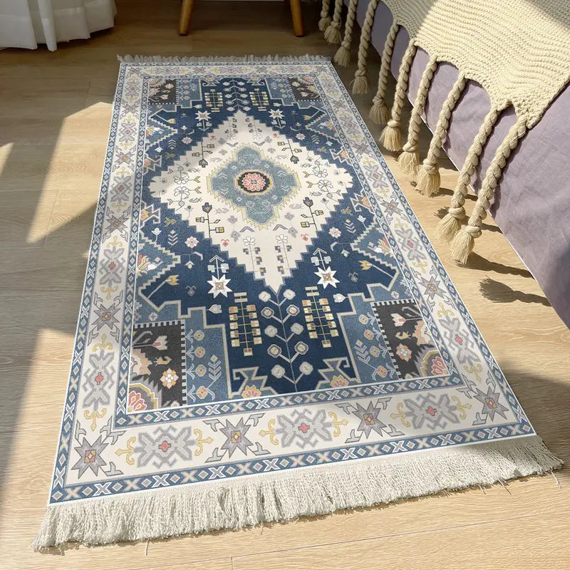 Nordic Blue Woven Rug