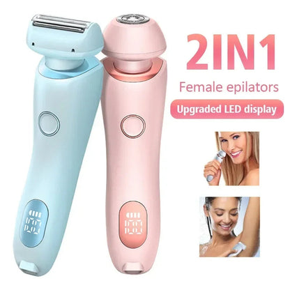“2-in-1 USB Rechargeable Hair Remover & Epilator