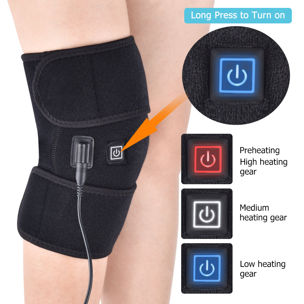 Electric Heating Massage Knee Pad and Mat