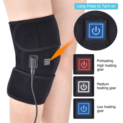 Electric Heating Massage Knee Pad and Mat