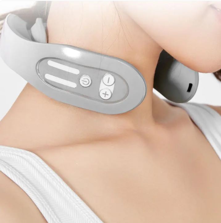 EMS Neck Acupoints Lymphvity Massager Device Intelligent Neck Massager